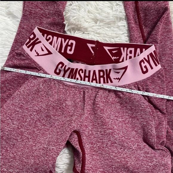 GYMSHARK • Pink Red Flex Leggings - Picture 4 of 13